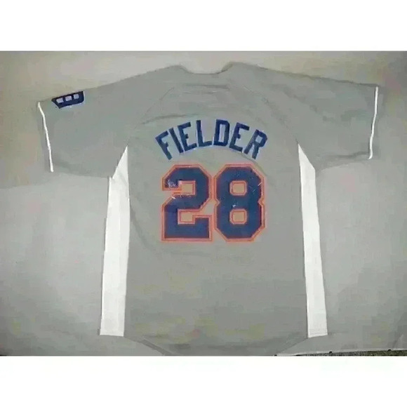 Detroit Tigers Prince Fielder MLB Genuine Merchandise Jersey Gray Button medium - Picture 7 of 13